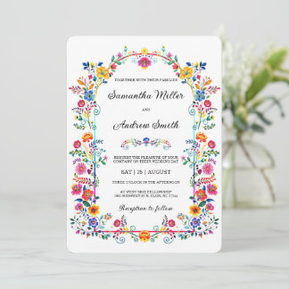 Invitation Modèle Mariage rustique mexicain