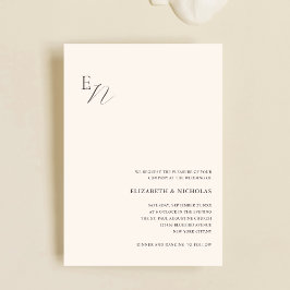 Invitation modèle numérique simple crme