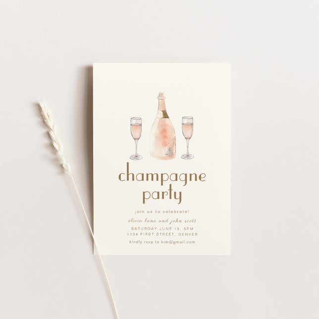 Invitation modèle pour une fête de patisserie pari (Créateur téléchargé)