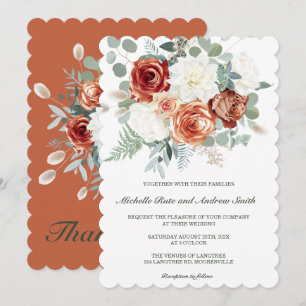 Invitation Modèles Mariages de Terracotta Sage