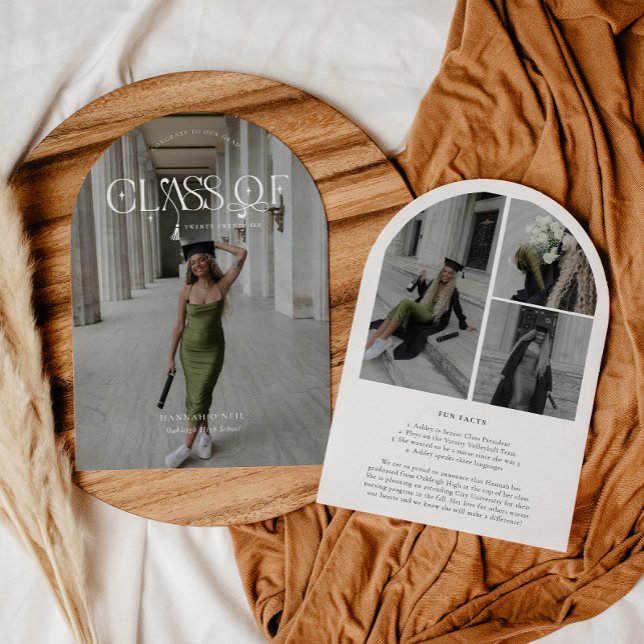 Invitation Modern Arch | Class Of Graduation Announcement (Créateur téléchargé)