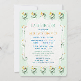 Invitation Modern Baby Gender Neutral Baby Buggy Shower
