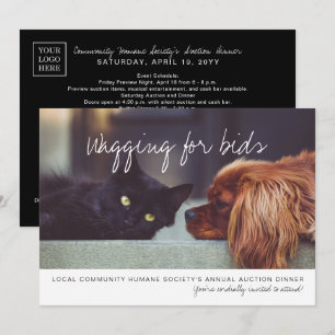 Invitation Modern Custom Business Logo Société Événement Part