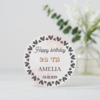 Invitation Modern Floral Birthday | Elegant Flower Design 