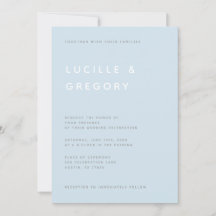 Modern Minimalist Editorial All Caps Sky Blue 