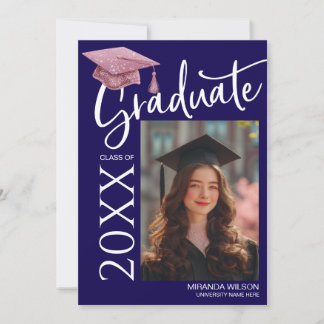 Invitation Modern Photo Graduation Party Invite Announcement