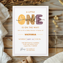 Modern Wild One Baby Shower Photo