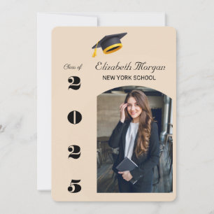Invitation Moderne 2025 Graduation Party Multi Photo