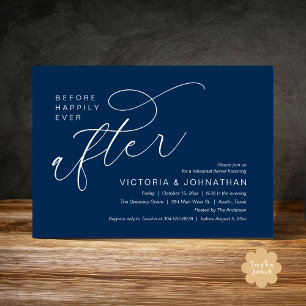 Invitation Moderne Avant Heureusement Jamais Après Le Dîner D