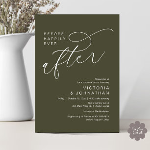 Invitation Moderne Avant Heureusement Jamais Après Le Dîner D