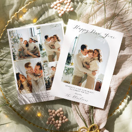 Invitation Moderne Bonne Année Boho