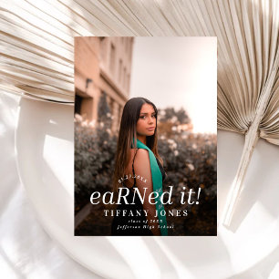 Invitation Moderne BSC RN 4 Photos Infirmière