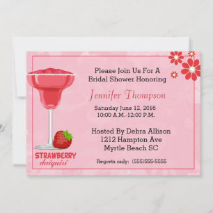 Invitation moderne de douche nuptiale