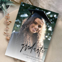 Moderne Décontracté manuscrit photo Graduation