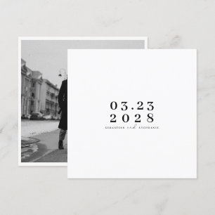 Invitation Moderne et minimaliste enregistrer l'invitation de