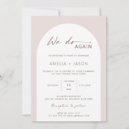 Invitation moderne et minimaliste pour renouvellem