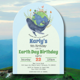 Invitation Moderne fête d'anniversaire sur le thème de la Jou