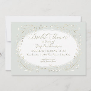 Invitation Moderne Fête des mariées de remplissage d'aquarell