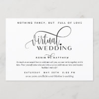 Moderne Mariage virtuel en ligne simple