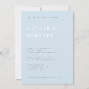 Invitation Moderne Minimaliste Éditorial Tout En Majuscules B