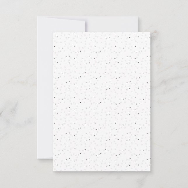 Invitation Moderne Minimaliste | Événement Chic (Devant)