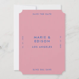 Invitation Moderne minimaliste Mariage simple Enregistrer la 