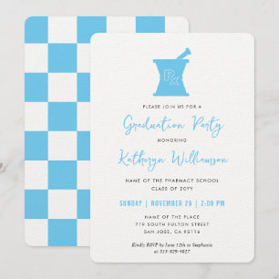 Invitation Moderne PharmD Pharmacy School Graduation