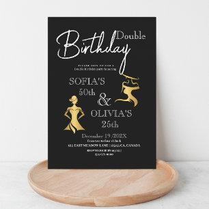 Invitation Moderne Premium Chic Anniversaire N'importe quel â