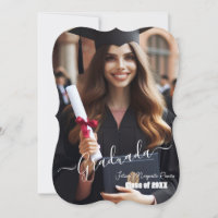 Moderne Simple Espagnol Script photo Grad