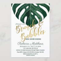 Moderne Tropical Suisse Fromage Gold Brunch Bubble