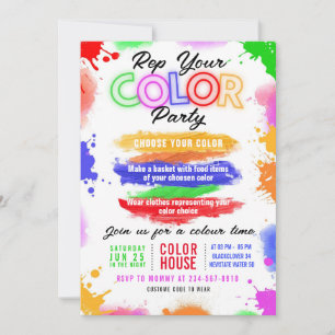 Invitation modifiable à la lumière de la fête de c