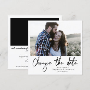 Invitation Modifier la date de la typographie instantanée dét