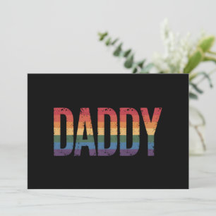 Invitation Mois de la fierté gay de Papa Fête des pères LGBTQ