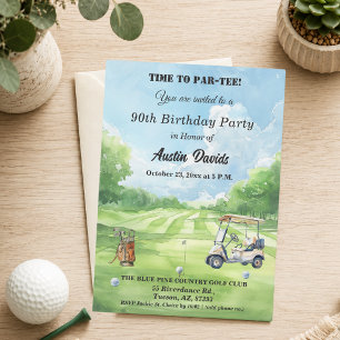 Invitation Moment élégant de faire la fête pour les 90 ans de