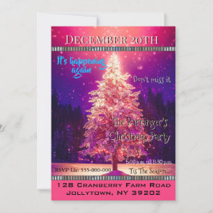 Invitation Moment magique Dreamlike Christmas Party