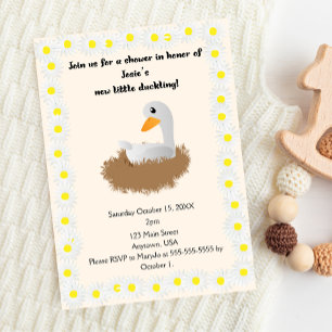 Invitation Momma Duck Baby shower