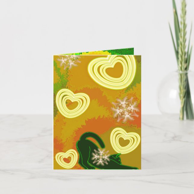 Invitation Mon amour pour mon chat (Devant)