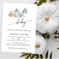 Mon bébé, baby shower d'automne Citrouille