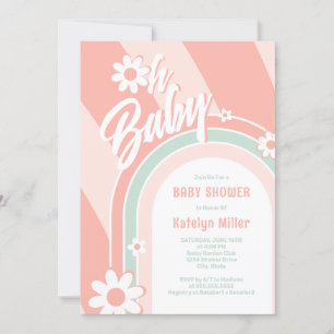 Invitation Mon bébé Baby shower Super