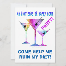 Invitation Mon régime se termine à Happy Hour !