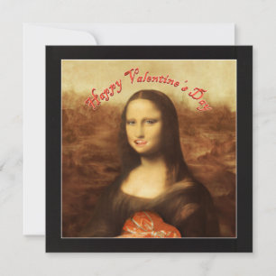 Invitation Mona Lisa Saint Valentin