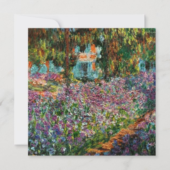Invitation Monet Le jardin de l'artiste à Giverny (Devant)