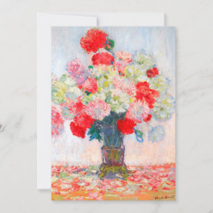Invitation Monet Peonies