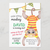 Monkey Boy premier anniversaire Wild One Circus Mo