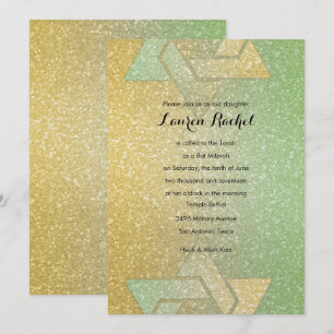Invitation Monnaie de Bat mitzvah Gradié