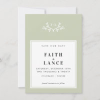 MONOGRAM ENREGISTRER LA DATE simple mignon brindil