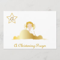 Invitation Monogramme De Prière De Chrétien - Pous