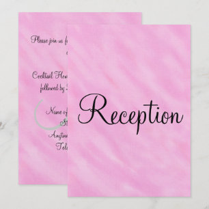 Invitation Monogramme de réception de mariage à l'aquarelle r