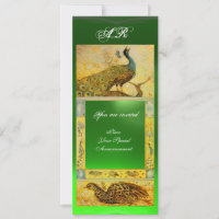 MONOGRAMME PERRUCHES AMOUR MARIAGE ,marron vert ja