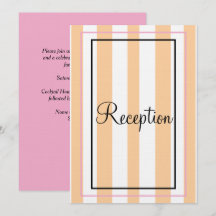 Monogramme Sandy Beach Bandes blanches Rose Récept